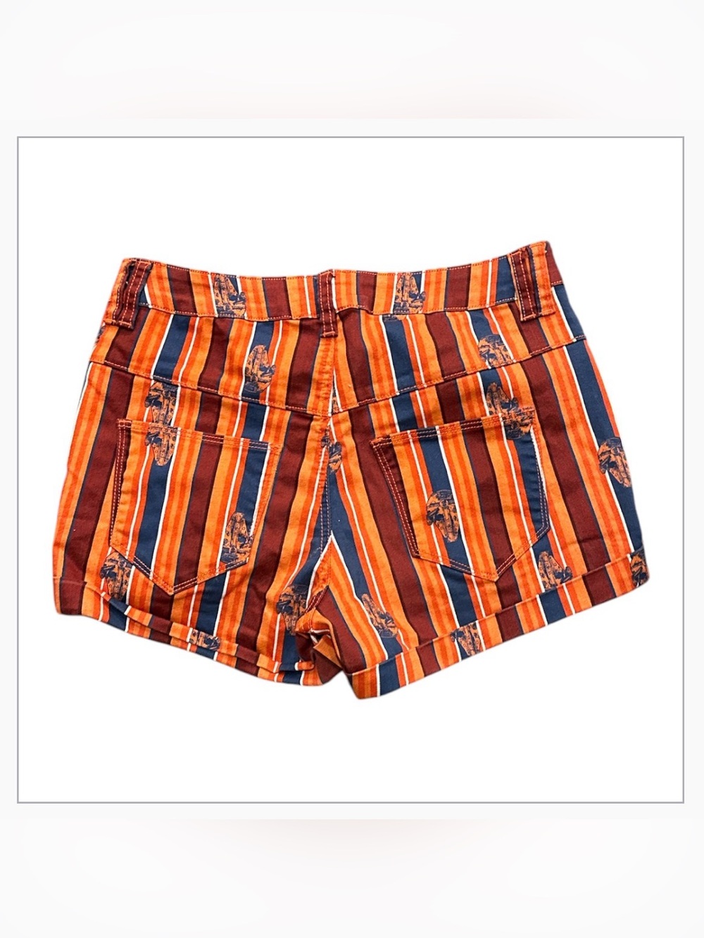 Her Universe Star Wars Solo Striped High-Waisted Shorts Junior 5 - Picture 5 of 7